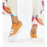 Gemre Orange Fabric Sneakers of Eduard | Shoptok.si