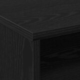  Cabinet s policom s kotačem Crni hrast 60 x 48 x 74.5 cm | shoptok.hr