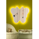 Hanah home ogledalo sa led osvetljenjem butterfly silver yellow Cene