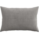  Presvlaka za jastuk 2 pcs ALMELO Svjetlosiva 40 x 60 cm Kord | shoptok.hr