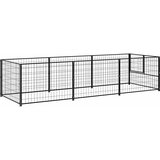  Kavez za pse crni 3 m² čelični | shoptok.hr