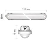  LED prigušiva tehnička svetiljka MISTY LED/29/37/45/51W/230V 6500K IP66 | Eponuda.com