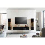 Modern Living Tv-element Otis, Črna, Barva Hrasta | Shoptok.si