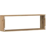 Police na zidu 4 pcs Umjetnička hrastovina 80 x 15 x 26 cm | shoptok.hr