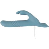 You2Toys 3-dijelni navlakujući zečji potisni vibrator s daljinskim upravljačem (plavi) | shoptok.hr