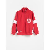 Reserved Gornji dio trenirke s uspravnim ovratnikom - crvena | shoptok.hr