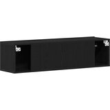 TV ormarić crni hrast 120x30x30,5 cm konstruirano drvo | shoptok.hr