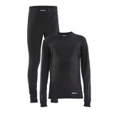 Craft otroški set core dry baselayer set j black | Shoptok.si