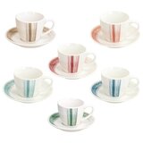 Tognana 6-delni set skodelic za espresso s podstavkom Nanami, porcelan, 80 ml Cene