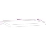 vidaXL Zidna polica 50x40x2,5 cm pravokutna bagremovo drvo živi rub | shoptok.hr
