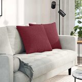  Jastučići za sofu 2 pcs Vinska crvena 50 x 50 cm tkanina | shoptok.hr