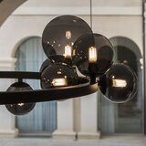 Ideal Lux led luster na sajli perlage 11xG9/3W/230V prečnik 73 cm crna/dimljena | Eponuda.com