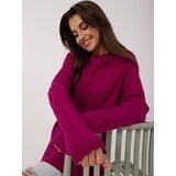 Fashion Hunters Dark purple longer sweater Cijene
