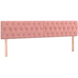 Krevet s oprugama i madracem ružičasti 180x200 cm baršunasti | shoptok.hr