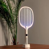  LED električni lapač insekata 2 u 1 sa LCD displejem 1200 mAh/5V, bela | Eponuda.com