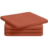  Jastučići za sjedenje 4 pcs Crvena narančasta 40 x 40 x 3 cm | Eponuda.com