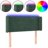  LED posteljno vzglavje temno zeleno 93x16x78/88 cm žamet, (20932145) | Shoptok.si