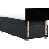 vidaXL Krevet s oprugama i madracem crni 80 x 200 cm od umjetne kože | shoptok.hr