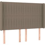  Krevet box spring s madracem LED smeđesivi 140x200 cm tkanina | shoptok.hr