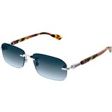 Gucci GG1221S 007 ONE SIZE (56) Srebrna/Modra Cene