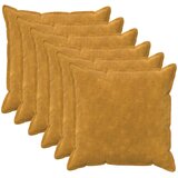  Presvlaka za jastuk 6 pcs HOUTEN Žuta 65 x 65 cm | shoptok.hr