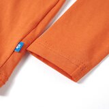  Dječja majica s dugim rukavima tamnonarančasta 104 | shoptok.hr