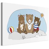  Slika - Teddy Bears on the Beach (1 Part) Wide 120x80 Standard | shoptok.hr