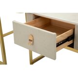 Mauro Ferretti kremno bele/v zlati barvi mizice v kompletu 2 ks v marmornem dekorju 50x70 cm beauty – | Shoptok.si