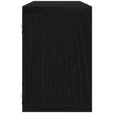 Police na zidu s policom Zidne 6 pcs Crni hrast 60 x 15 x 23 cm | shoptok.hr