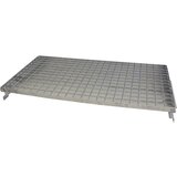 eurokraft pro Rešetkasta polica, DxŠxV 870 x 440 x 25 mm, pocinkana izvedba, nosilnost 80 kg Cene