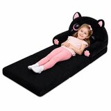  Reclining Armchair Sofa Couch Kitten 2in1 For Children Soft Plush Black | Shoptok.si
