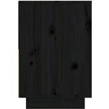  Noćni ormarići 2 kom Crno 60x34x51 cm od masivne borovine | shoptok.hr