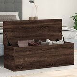 vidaXL Kutija za pohranu boja hrasta 102x35x35 cm konstruirano drvo | shoptok.hr