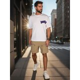 DStreet T-shirt męski z nadrukiem biały | shoptok.hr