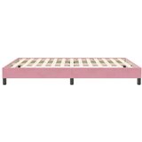 Box Spring krevet bez madraca ružičasti 140x210 cm samt | shoptok.hr