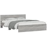  Okvir kreveta s uzglavljem boja hrasta 140x190 cm | shoptok.hr
