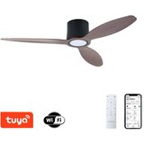  ZEVENTI - LED plafonski ventilator VENTORA LED/24W/230V Wi-Fi Tuya crna/orah +daljinski upravljač | Eponuda.com