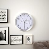  Zidni sat s kvarcnim mehanizmom higrometrom i termometrom 30 cm Cijene