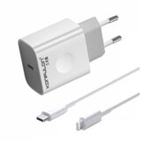 Konfulon C69D brzi kućni punjač 20W + DC13 Lightning KABL Cene