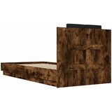  Okvir za krevet s uzglavljem boja hrasta 90x200 cm drveni | shoptok.hr