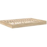 Krevet s policama sonoma hrast 160 x 200 cm Konstruirano drvo | shoptok.hr