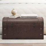 The Living Store Skrinja z zapahi temno rjava 79,5x39,5x39,5 cm vezan les - Skrinja, (21661227) | Shoptok.si