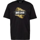Just Cavalli Majica zlata / črna / bela | Shoptok.si