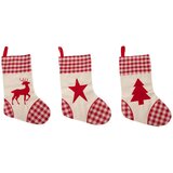  Božićni ukras-čizmica ukrasna poliester 31 x 14 cm, sort | shoptok.hr