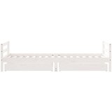  Za dječji krevet s ladicama bijeli 90 x 200 cm borovina | shoptok.hr