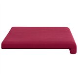  Jastučić za klupu Baršun Vinska crvena Dubina 35 cm | shoptok.hr