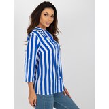 LAKERTA Blouse-LK-BZ-509300.70P-white-blue | Shoptok.si