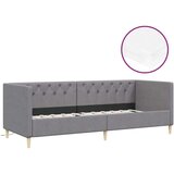  Dnevni ležaj s madracem i USB-om svjetlosivi tkanina 90x200 cm | shoptok.hr