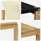  Set vanjskih sofa 9 kom. Bijela i krem | shoptok.hr