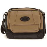 La_Martina Torbice za na ramo MARTINEZ SHOULDER TAUPE Kostanjeva Cene